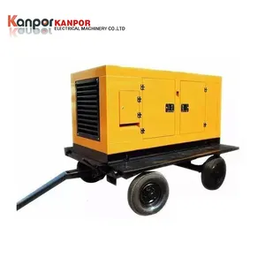 20KW/25KVA 36A mobile type natural gas 25 kva generator