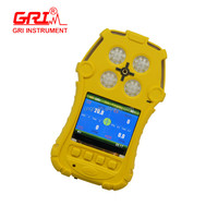 Monitor portátil de co2 con sensor de radón, medidor de co2, co2, ch4, h2s