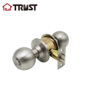 TRUST 3871-SS Tay Nắm Cửa Nội Thất Xi Lanh Thép Không Gỉ Bảo Vệ Tay Cầm Hoa Hồng Khóa Núm - Product Image 3