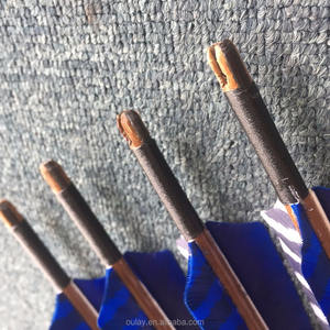 Auto nock BUE corno Inserito Trattamento Termico Bruciato Tonkin <span class=keywords><strong>Frecce</strong></span> Di Bambù Stampato Spine 50 ~ 55 # - Product Image 3