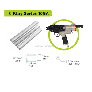 Clavos de Anillo en C Meite de 15GA/16GA, 24MM/16.9MM para Alicates de Anillo en C SC7C, SC7E, SC760 y <span class=keywords><strong>Clavadora</strong></span> Neumática - Product Image 6
