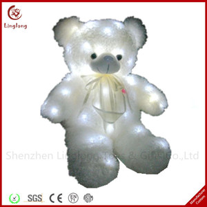 Jouet en peluche <span class=keywords><strong>lumineux</strong></span> de singe LED jouets en peluche changeants multicolores LED cadeaux de vacances <span class=keywords><strong>lumineux</strong></span> avec le jouet de coeur rose - Product Image 3