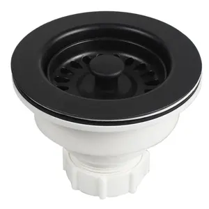 Top Quality Low Price Plastic Kitchen Sink Strainer Drain Basket Strainer Basin Drainer for 1.8 Inch Pipe