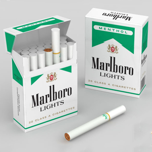 Customized 10 20 Packs Printed Paper Cigarette Packaging Box OEM ODM Cigarette Packaging Case