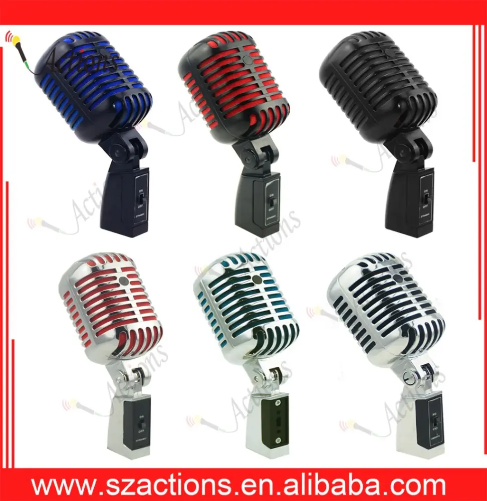 Nhà máy bán buôn chuyên nghiệp dây Microphone với cổ điển động Mic Capsule