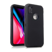 Coque de protection complète 3 en 1 pour iPhone, Design antidérapant, protection antichoc, étui de téléphone robuste pour iPhone 12 14