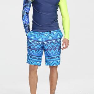 In bianco semplice sublimazione stampa digitale a vita alta da <span class=keywords><strong>uomo</strong></span> pantaloni da spiaggia da <span class=keywords><strong>uomo</strong></span> - Product Image 3