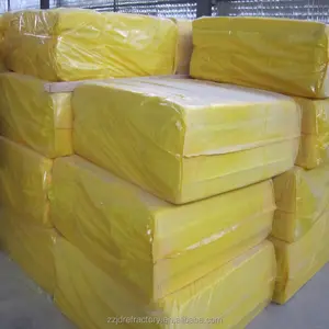 Isolamento termico 16kg m3 foglio di alluminio coperta di lana di vetro