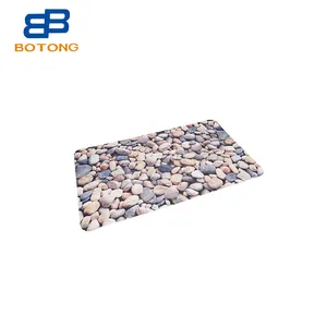 Factory Cloth Pebbles Non-Slip Bathtub & Shower Mat 27x16in Rectangular - Non-Toxic - Safe, Machine-Washable with Suction Cups