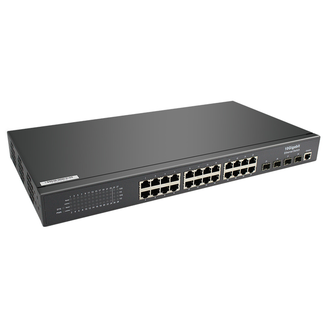 BK 2021 New Arrival 24 RJ45 Port and 4 SFP+ TP-link Switch
