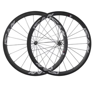 Chinês rodas de bicicleta de estrada 700c novo hub Novatec 38mm 23mm largura clincher carbono rodas de bicicleta de estrada de fibra de carbono rodado