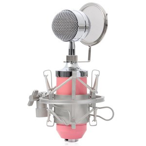 BM 8000 Condenser Microphone Portable Wired Studio <strong>Mini</strong> <strong>Mic</strong> BM8000 With Shock Mount Pop Filter for Karaoke Computer Laptop - Product Image 4