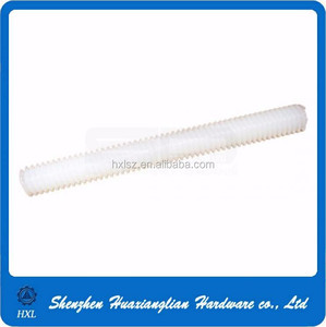 אורך 5-1000mm לבן מוצק גמיש פלסטיק ניילון הברגה מוט - Product Image 5