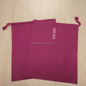 Drawstring shoe bag dust bag