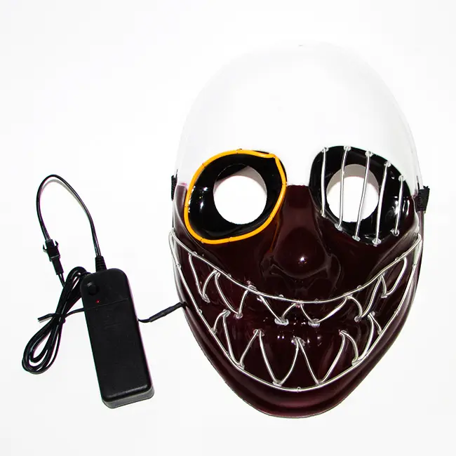 China Supplier's Sound-Activated EL Mask Halloween Party Masks for Unique Celebrations