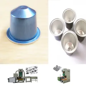 aluminum foil empty coffee capsule cup making machine espresso manufacturer