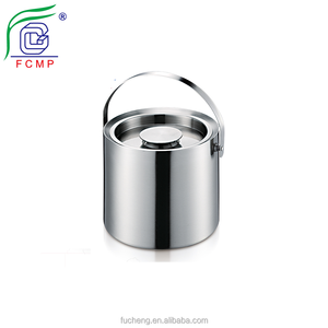 Ensemble <span class=keywords><strong>de</strong></span> seau à glace en acier inoxydable personnalisé pour la bière, avec seau à glace avec couvercle et pinces - Product Image 5