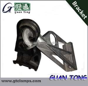 Pince <span class=keywords><strong>de</strong></span> <span class=keywords><strong>suspension</strong></span> électrique Guan Tong PS 14 pour poteau, gamme <span class=keywords><strong>de</strong></span> câbles 16-95 mm², charge <span class=keywords><strong>de</strong></span> rupture 12KN, quincaillerie plastique - Product Image 2