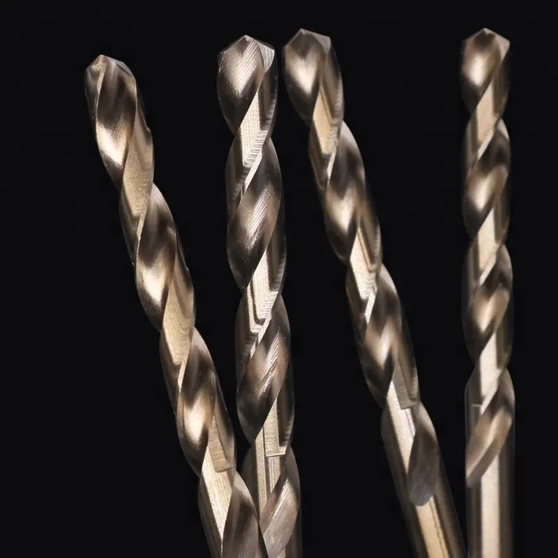 Drilling Stainless Steel And Hard Metal Fully Ground High Quality Cobalt Hss Drill Bits
