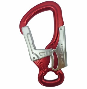 Mousqueton à double action en aluminium A722-1, mousqueton d'attaque à œil rond - Product Image 2