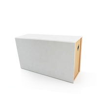 Boîte à chaussures en carton pliable recyclé de haute qualité avec logo personnalisé et emballage haut de gamme