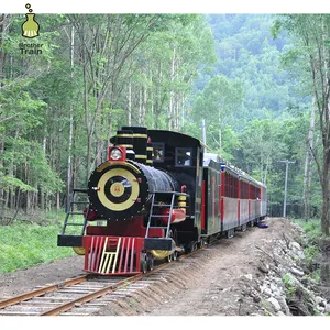 Elektrische park amusement ride diesel trein custom locomotief