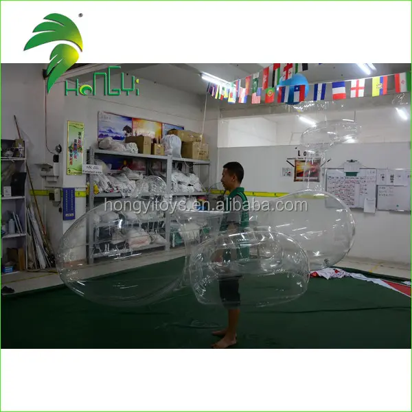 Customized Size Inflatable Clear Plane Toy / Transparent PVC Inflatable Toy plane with Cool Design for Sale