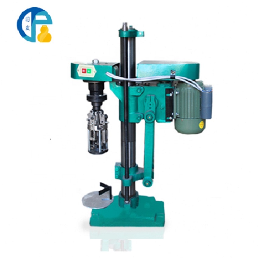 Полуавтоматическая машина для запечатывания Винных Бокалов, пластиковых бутылок, алюминиевых металлических крышек