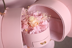 Flor de Rosa preservada popular, en oferta, con caja de regalo para chica amiga - Product Image 4