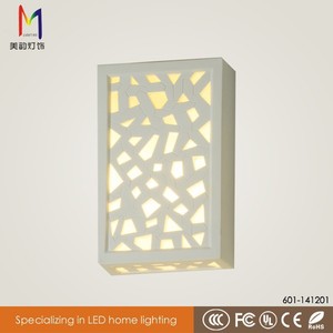 Nuevo producto 3d caved colgante de pared puro simple lámparas led wll - Product Image 3