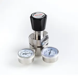 Drukverlagende argon gas regulator met high-flow vermogen