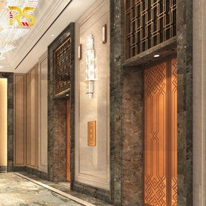 Foshan Panneaux muraux décoratifs découpés au laser en acier inoxydable <span class=keywords><strong>Panneau</strong></span> mural <span class=keywords><strong>de</strong></span> <span class=keywords><strong>séparation</strong></span> <span class=keywords><strong>de</strong></span> <span class=keywords><strong>pièce</strong></span> moderne pour hôtel - Product Image 1