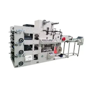 DYRY320-3C Three Colors Automatic Capsule Printing Machine with solid die cutting (IML die cutting) roll to sheet Printer