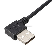 Câble USB 2.0 mâle plaqué or, 90 degrés à Mini USB, incliné, nouveau