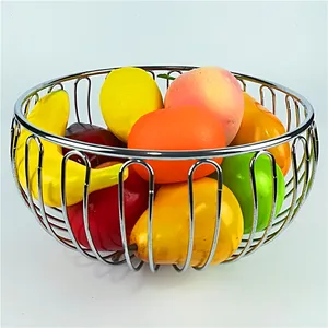 Cesta de frutas hecha a mano, producto de decoración del hogar, arte moderno de alta calidad, venta al por mayor