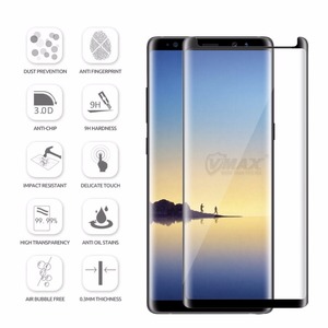 Ajuste prefecto!! caso amistoso vidrio templado protector de pantalla de la cubierta completa para <span class=keywords><strong>samsung</strong></span> <span class=keywords><strong>galaxy</strong></span> note 8 - Product Image 3