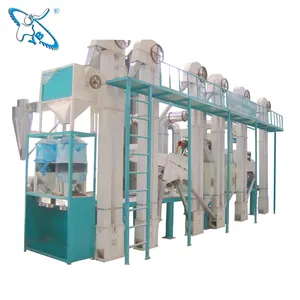 Factory Supply Full Automatic Complete set 20 tonnes tpd Rice Mill Milling Machine price