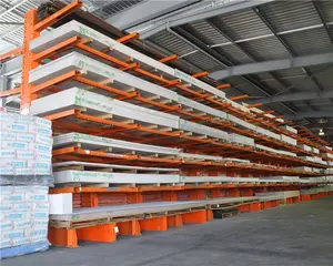 PVC Pijp Opslag Stalen Metalen Plaat Draagarmstelling voor hout opslag rekken cantilever arm rack