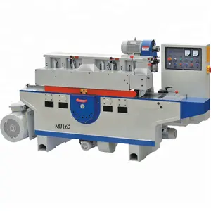 MJ162 Wheel Feeding Solid Wood Cutting Timber Straight Line Multi Rip Saw Machine Woodworking