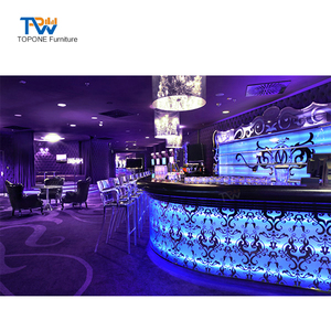 เคาน์เตอร์บาร์โรงแรมไนท์คลับ Led กาแฟบ้านเชิงพาณิชย์พื้นผิวแข็งอะคริลิค - Product Image 5
