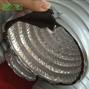 PVC Laminação Alumínio Flexível HVAC Ventilação Ar Duto Fazendo Máquina - Product Image 5
