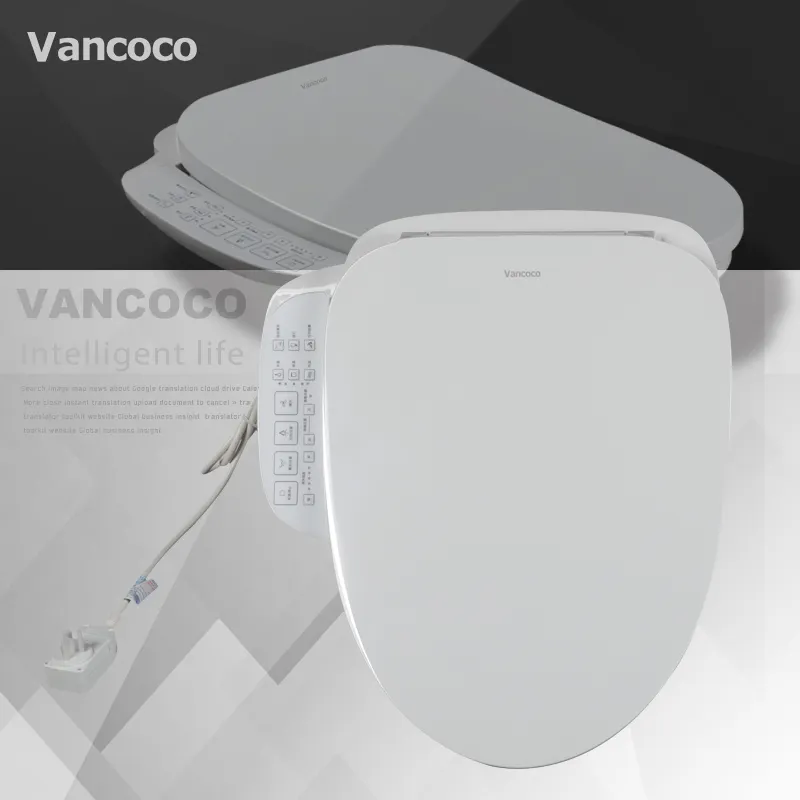 Vancoco VCC60 Allungata Elettrico Automatico Intelligente di Riscaldamento Intelligente di Controllo della Temperatura Dell'acqua Bidet Toilet Seat Cover