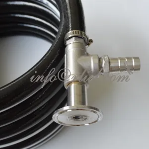 Wort Chiller with Coated and Tri Clamp fittings Home brewing Wort Cold Stainless Steel Chiller