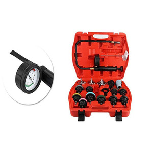 18 PCs Pressione di Raffreddamento Sistema di Auto <span class=keywords><strong>Leak</strong></span> <span class=keywords><strong>Tester</strong></span> Kit Serbatoio di Acqua Adattatore - Product Image 5