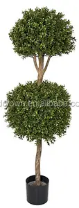 Tanaman Boxwood Topiary Gaya Baru Goplus Pohon 4 Kaki Boxwood Rentang Spiral Pohon Buatan 4 Kaki