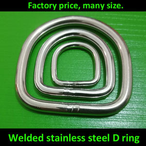 Anello a <span class=keywords><strong>d</strong></span> saldato in acciaio inossidabile anello a <span class=keywords><strong>d</strong></span> in metallo 15mm 20mm 25mm 30mm 40mm 50mm 60mm 70mm 80mm - Product Image 5