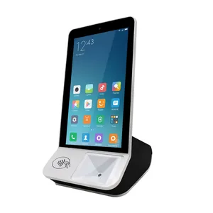 Terlaris Sistem Pos Layar Sentuh Semua Ine Satu 10.1 Inci Sistem Pos Android Terminal Pembayaran Kartu NFC -- Gc096