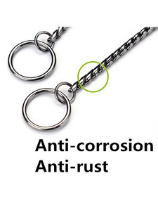 كينجتال بيتبول سلسلة خنق عملاقة طوق ثعبان كلب طوق للكلاب وشاح طوق الأزهار الحيوانات الأليفة والمقود المستدامة 10 سلسلة - Product Image 3