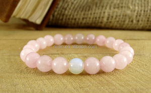 SN0707 8mm <span class=keywords><strong>piedra</strong></span> Natural con cuentas mujeres regalo <span class=keywords><strong>fertilidad</strong></span> regalo para mujeres pulsera <span class=keywords><strong>de</strong></span> <span class=keywords><strong>piedra</strong></span> lunar <span class=keywords><strong>de</strong></span> cuarzo rosa - Product Image 5