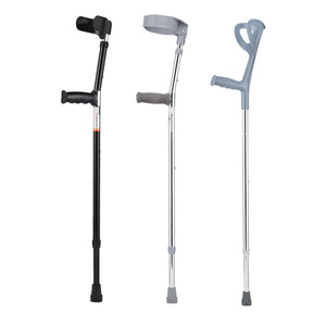 Bâtons <span class=keywords><strong>de</strong></span> <span class=keywords><strong>marche</strong></span> confortables en aluminium avec <span class=keywords><strong>embout</strong></span> en caoutchouc, béquilles pour le coude pour une <span class=keywords><strong>marche</strong></span> facile - Product Image 2